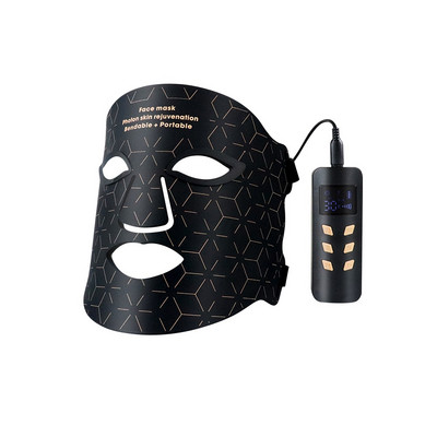 Új érkezés Red Led Light Therapy Infravörös Rugalmas Puha Maszk Szilikon 4 Színes Led Therapy Anti Aging Advanced Photon Mask