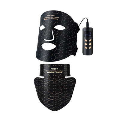 Új érkezés Red Led Light Therapy Infravörös Rugalmas Puha Maszk Szilikon 4 Színes Led Therapy Anti Aging Advanced Photon Mask