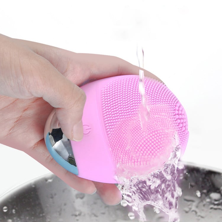 Punjiva električna silikonska vibrirajuća masaža za dubinsko čišćenje Vodootporna USB nježna četkica za piling za čišćenje lica Pokloni