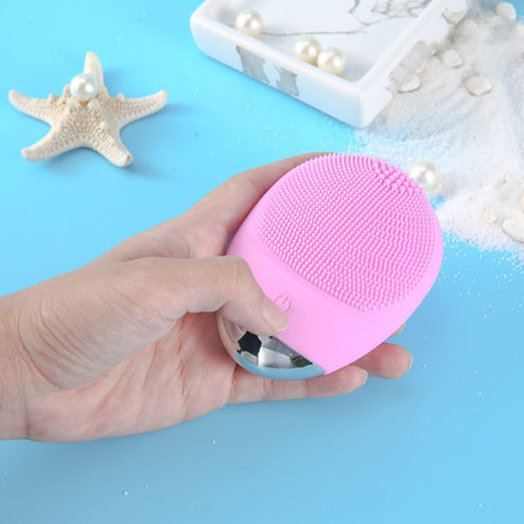 Punjiva električna silikonska vibrirajuća masaža za dubinsko čišćenje Vodootporna USB nježna četkica za piling za čišćenje lica Pokloni