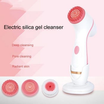 Четка за почистване на лице Sonic Face Spin Brush Set Spa System Nu Skin For Deep Cleaning Remove Blackhead Machine