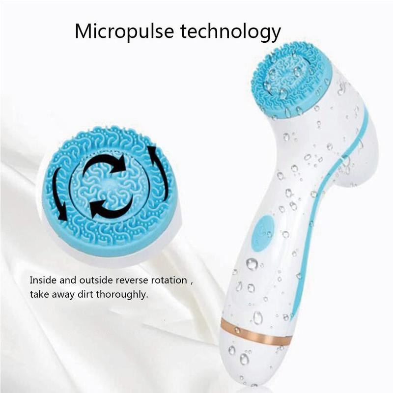 Arctisztító kefe Sonic Face Spin Brush Set Spa System Nu Skin a mélytisztításhoz Távolítsa el a mitesszer gépet