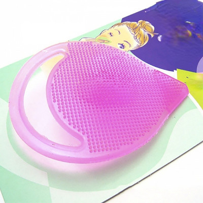 Exfoliere manuală cu spălare a feței Perie de spălare a feței din silicon pentru a îndepărta punctele negre și porii pentru a curăța fața Perie de spălare a feței din silicon