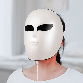 1200 LED светлини, акумулаторна 3 цвята, фотонна терапия, маска за лице, подмладяване на кожата, безжична маска за лице против бръчки и акне