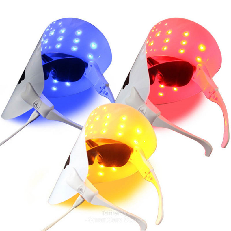 mască de terapie tratament cu lumină lifting pielea feței rozacee mască fototerapie mașină de înfrumusețare facială întinerirea pielii foton cu led roșu