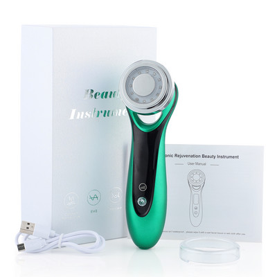 Beauty Photon Face Massager Red Light Therapy Skin Care Microcurrent Face Lift Machine EMS Tightening Anti Wrinkle Facial Clean