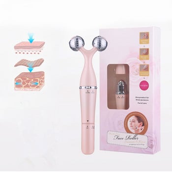 Αισθητικό προϊόν προσώπου 3D Roller Massager for Face Beauty Instrument V Shape Cheekbones Lift Wheel Skin Care Simulator