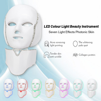 Led Facial Mask For Face Fashion Photon Therapy Face Mask Machine Light Therapy Acne Mask Neck Beauty Mask Led For Face Women