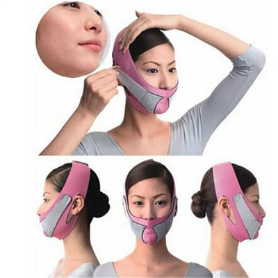 Face Slim V-Line Lift Up maszk Arc Áll Nyak Karcsúsító Vékony Öv Szíj Szépség Finom arc Vékony Arcmaszk Karcsúsító Fásli