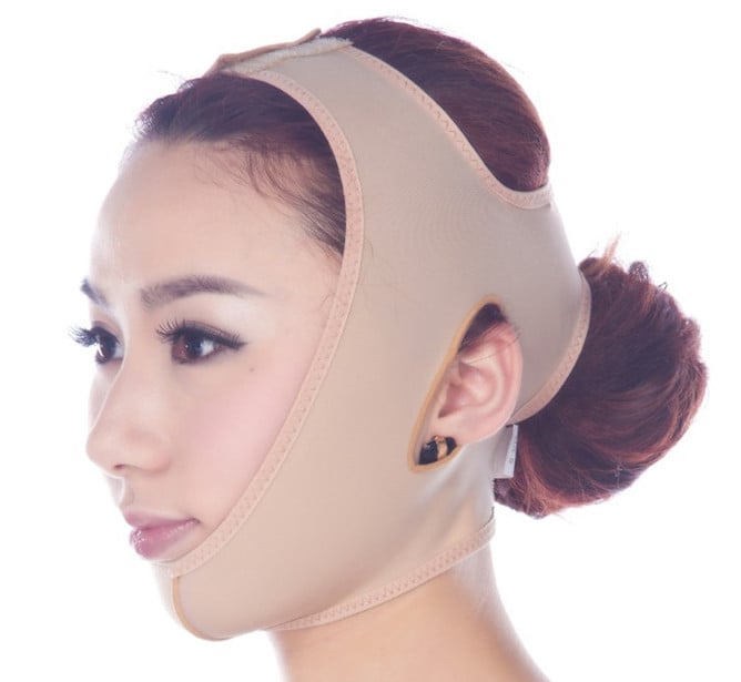 Face Slim V-Line Lift Up maszk Arc Áll Nyak Karcsúsító Vékony Öv Szíj Szépség Finom arc Vékony Arcmaszk Karcsúsító Fásli