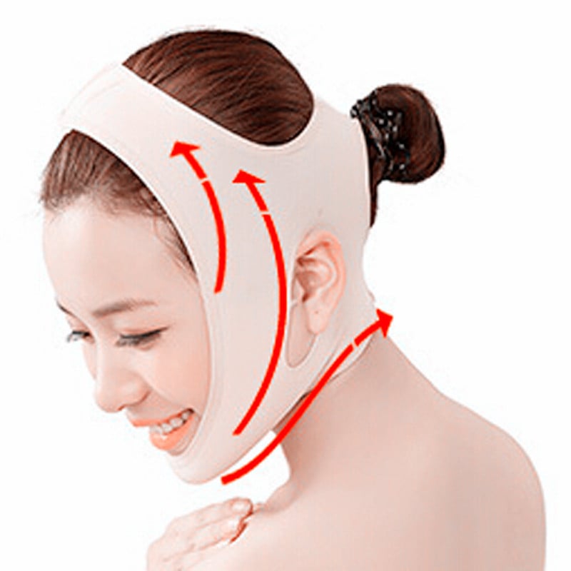 Face Slim V-Line Lift Up maszk Arc Áll Nyak Karcsúsító Vékony Öv Szíj Szépség Finom arc Vékony Arcmaszk Karcsúsító Fásli