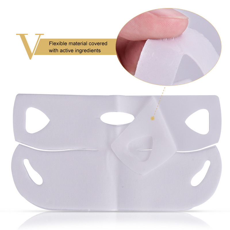 Arc emelő karcsúsító maszk V vonalas állfelhúzó tapasz 4D Reduce Double Chin Tape nyakfeszesítő alakformáló maszk US BR Do Dropshipping