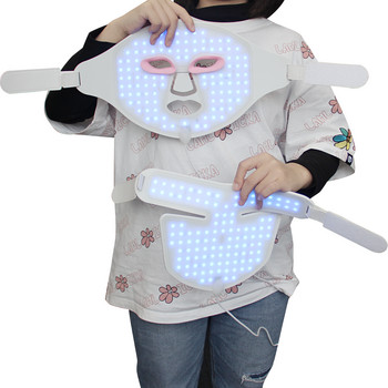 2022 7 цветна силиконова светодиодна маска за лице LED Photon Red Light Therapy Mask за подмладяване на кожата против стареене Led маски за лице