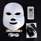 Beauty Photon LED for FACIAL Mask Therapy 7 Colors Light Rejuvenating Wrinkle Ac