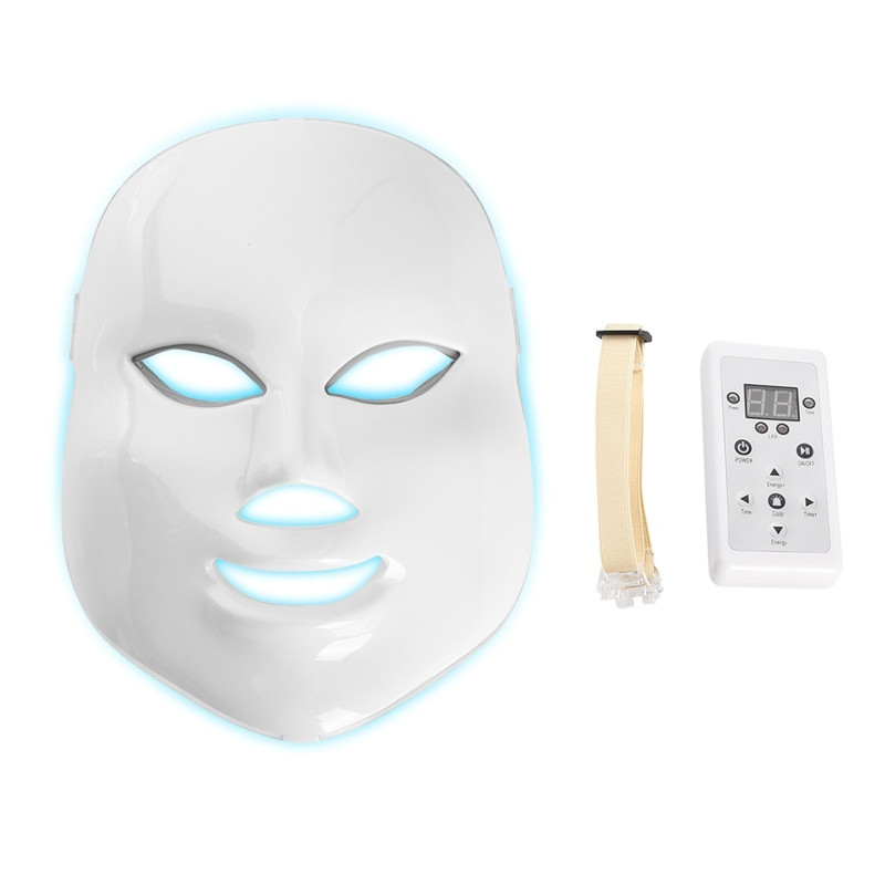 Beauty Photon LED for FACIAL Mask Therapy 7 Colors Light Rejuvenating Wrinkle Ac