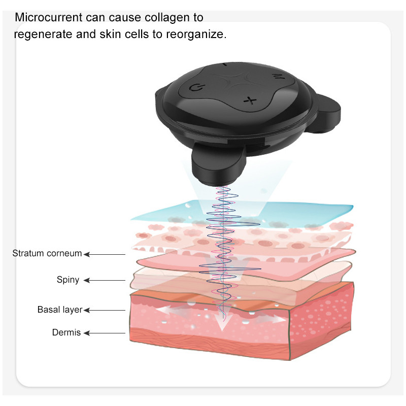 Microcurrent V Shape Face Lifting Bandage EMS Arc Karcsúsító Masszírozó Dupla áll Eltávolító LED Fényterápia Pofa Emelő Öv