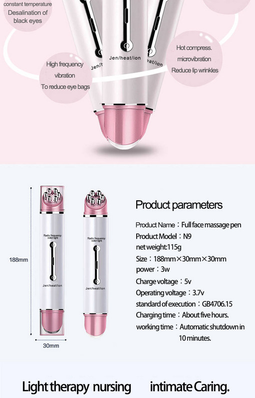 Električni masažer za oči s instrumentom za ljepotu očiju uklanja podočnjake, sprječava bore i starenje