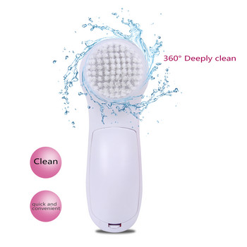 5 в 1 Електрическа четка за почистване на лице Wash Face Machine Skin Pore Cleaner Body Cleansing Massage Мини масажор Четка