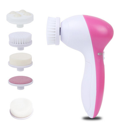 Četka za čišćenje lica Njega kože Set četkica za lice s 5 glava četkica za masažu za piling i uklanjanje mitesera za njegu lica