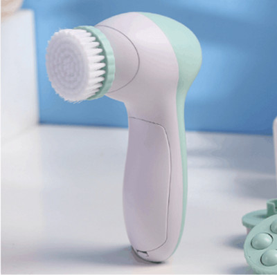 Perie facială din silicon 5 în 1 Perie de curățare a feței Mașină electrică de spălare a feței Curățare profundă a porilor Îngrijirea pielii Perie de masaj facial