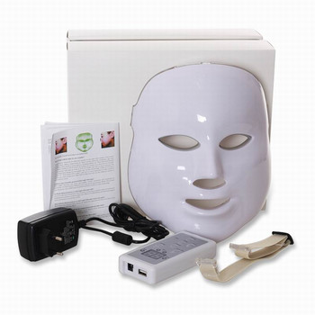 Led маска за лице 7 цвята против акне премахване на бръчки подмладяване на кожата LED маска за лице светлинна терапия инструменти за грижа за кожата