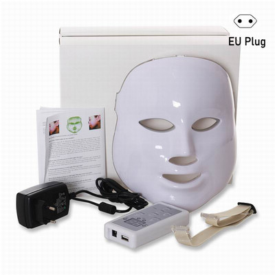 Mască LED Tratament facial 7 culori Anti-Acnee Îndepărtarea ridurilor Întinerirea pielii Mască facială LED Terapie cu lumină Instrumente de îngrijire a pielii