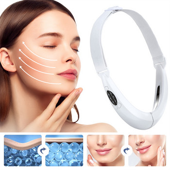 EMS Facial Massager Face Lift Device Reduce Double Chin V Lift Lift Belt Facial Slimming Vibration Massage Beauty Apparas