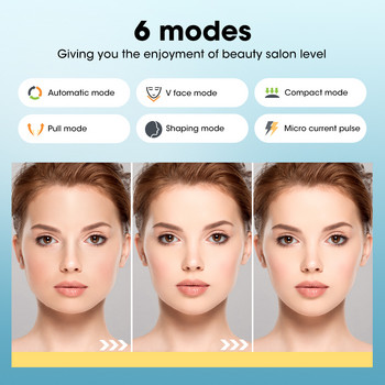 Facial V Shape Beauty Face Lifting Tape Συσκευή Microcurrent Facial Firing Massager Skin Care Face Slimmer Remover Double Chin