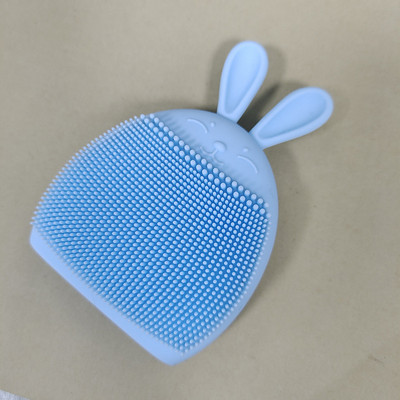 1 buc Perie de curățare a feței din silicon în formă de iepure Produs pentru spălarea feței Produs de curățare a porilor Perie pentru exfoliant pentru față Îngrijirea pielii