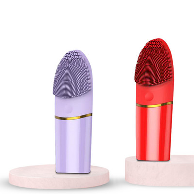 Sonic četka za čišćenje lica, vodootporna silikonska četka za lice za piling, uklanjanje mitesera Stroj za pranje kože Putovanje