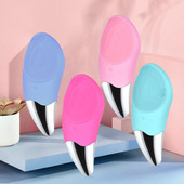 Elektrinis veido valymo šepetėlis giluminis valymas inkštirų šalinimas veido ultragarsinis silikoninis grožio akių masažas veido valymo priemonė