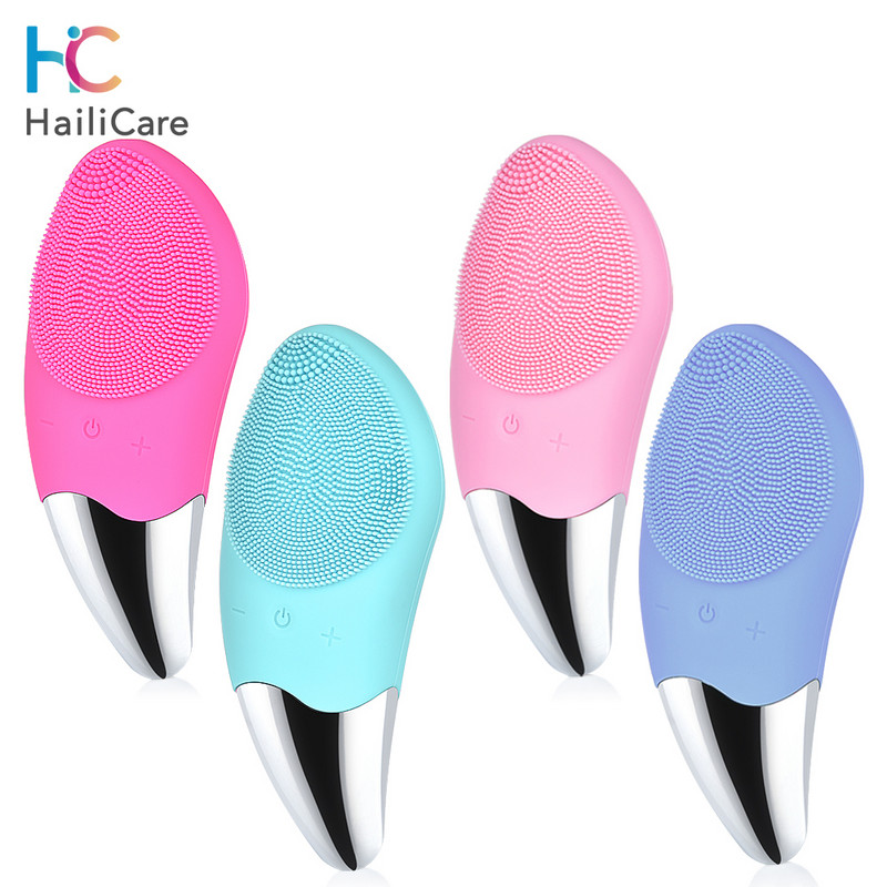 Elektrinis veido valymo šepetėlis giluminis valymas inkštirų šalinimas veido ultragarsinis silikoninis grožio akių masažas veido valymo priemonė