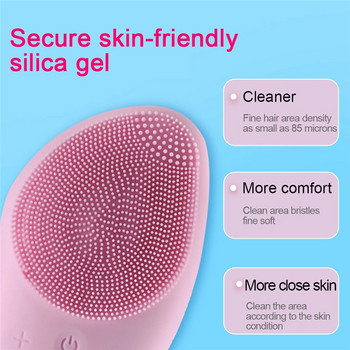Επαναφορτιζόμενη βούρτσα καθαρισμού προσώπου Electric Face Cleanser για άνδρες Γυναικεία Sonic Skin Care Machine For Face Vibration Eye Massager