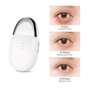EMS Ion Eye Massager Θερμική μαγνητική δονούμενη συσκευή περιποίησης ματιών που μειώνει τις σακούλες των ματιών Οι μαύροι κύκλοι ανακουφίζει από την κόπωση των ματιών Σύσφιξη του δέρματος