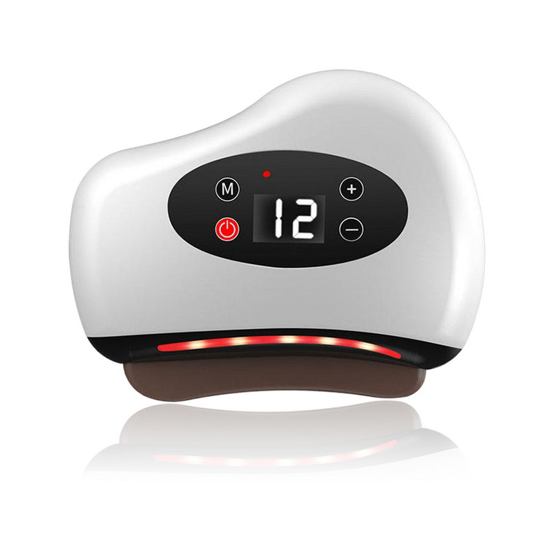 Vibracinė grandymo lentos veido procedūra Gua Sha elektrinis akmenų pakėlimas masažuoklis, šalinantis nasolabialines raukšles Anticeliulitas Grožis Sveikata