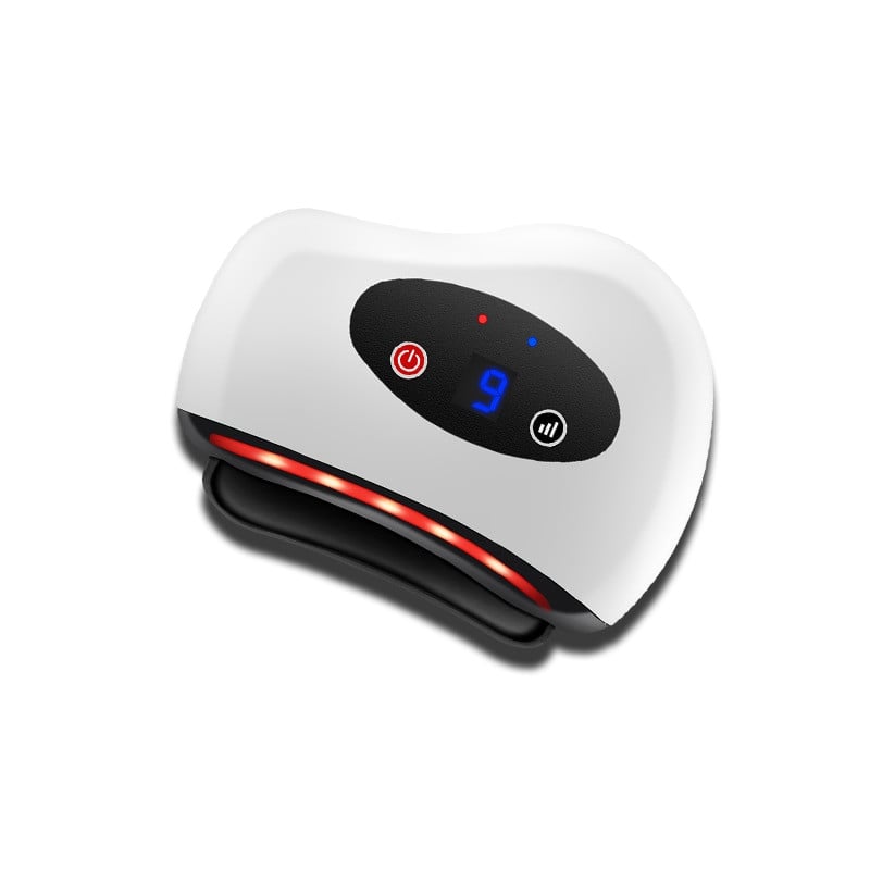 Vibracinė grandymo lentos veido procedūra Gua Sha elektrinis akmenų pakėlimas masažuoklis, šalinantis nasolabialines raukšles Anticeliulitas Grožis Sveikata