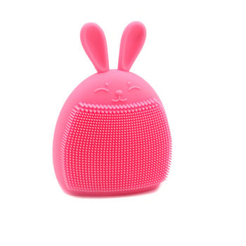 1 Pc Rabbit Shape Silicone Face Cleansing Brush Face Washing Product Cleaner Pore Cleaner Απολεπιστικό προσώπου Scrub Brush Περιποίηση δέρματος