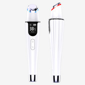 Fűtő LED Photon Bőrápoló Ránctalanító Fáradtság Vibráló Szem Beauty Masszázs Pen