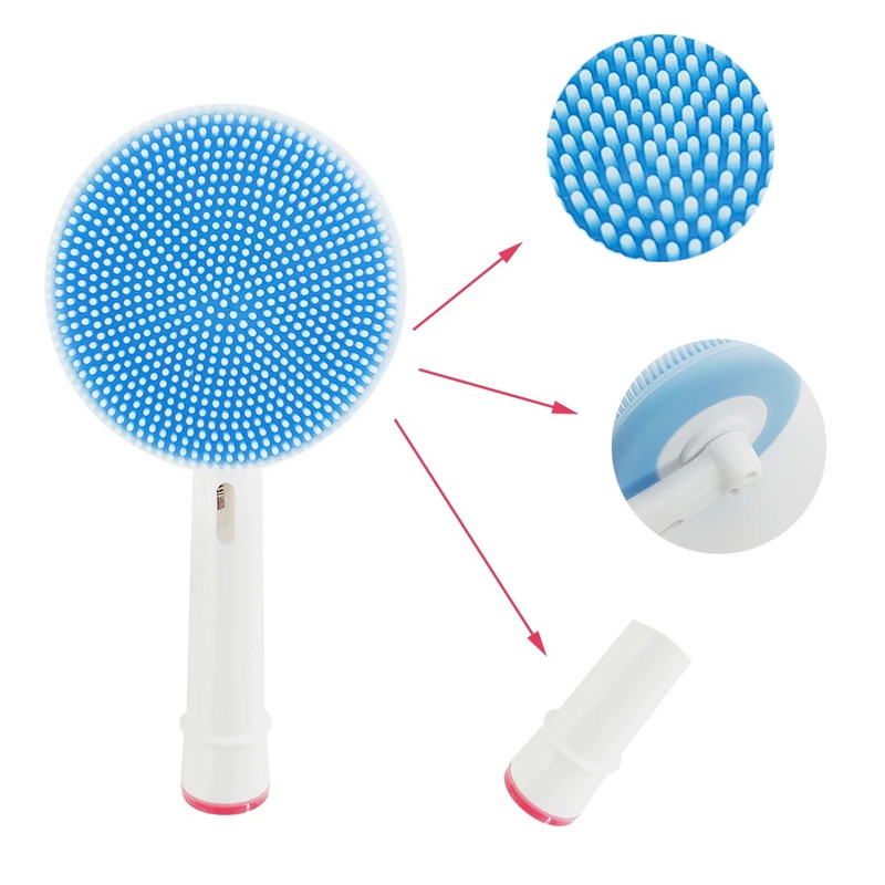 Szilikon arctisztító kefe tisztító szivacsos arc Deep Clean masszázs arcradír kefe Beauty bőrápoló eszköz