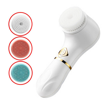 Perie electrică de curățare a feței Spin Scrubber rezistent la apă Curățare profundă Exfoliere a pielii Demachiant Masaj spa facial