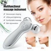 3D Roller V Face Lifting Massager Micro Current Skin Σύσφιξη Συσκευή αφαίρεσης ρυτίδων Facial Body Slimming Shaping Machine Massage