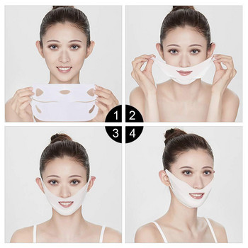 2 τμχ Face Lift Slimming Mask V Line Chin Up Patch 4D Reduce Double Chin Tape Συσφιγκτικό σχήμα λαιμού Μάσκα US BR Do Χονδρική