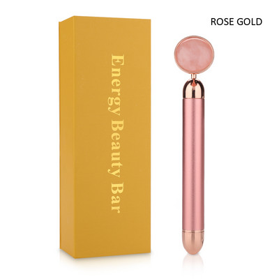 Elektromos Jade Roller Természetes Jade Quartz Roller Arcmasszázs Roller Stone Face Beauty SPA Elektromos Jade Masszírozó Bőrlifting