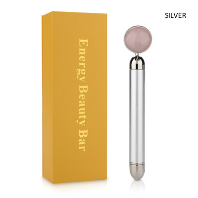 Elektromos Jade Roller Természetes Jade Quartz Roller Arcmasszázs Roller Stone Face Beauty SPA Elektromos Jade Masszírozó Bőrlifting