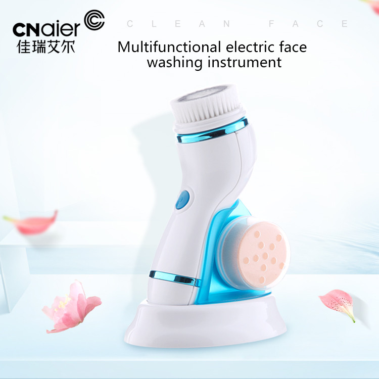 4 az 1-ben elektromos arctisztító kefe Mosó arctisztító Bőrpórustisztító Testtisztító Masszázs Mini Beauty Masszírozó Kefe