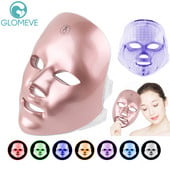 USB Charge 7 Colors LED Arcmaszk Fotonterápiás Bőrfiatalítás Pattanások Elleni Ránctalanítás Bőrápolás Spa Beauty Arcgép