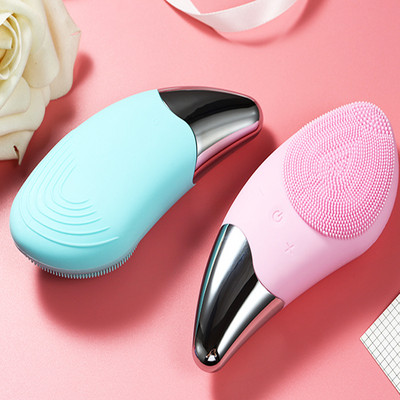 Мини електрическа четка за почистване на лице Silicone Sonic Face Cleaner Deep Pore Cleaning Skin Massager Почистване на лицето Инструменти за грижа за кожата