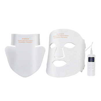 Μάσκα προσώπου με φως LED 4 χρωμάτων Θεραπεία περιποίησης προσώπου λαιμού Beauty Anti Acne Therapy Photon Face Whitening Skin Rejuvenation Machine