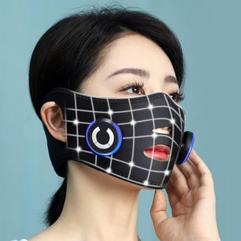 Μηχανή μασάζ μάσκας μασάζ λεπτής μάσκας αδυνατίσματος προσώπου σε σχήμα V σε σχήμα V, διπλή ζώνη θεραπείας ανύψωσης προσώπου S9E2
