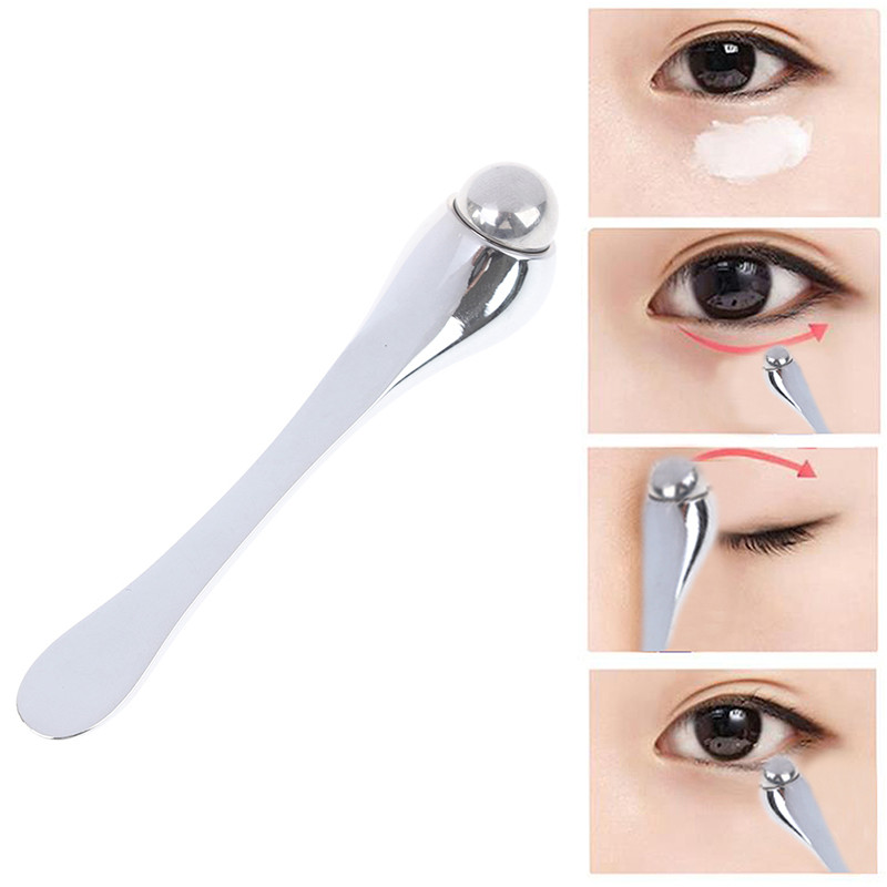 Cinko lydinio kosmetinės mentelės veido kaukė Šaukštas akių kremo maišymo mentelė kaušelis nuo raukšlių masažo lazdelės Makiažo priemonės